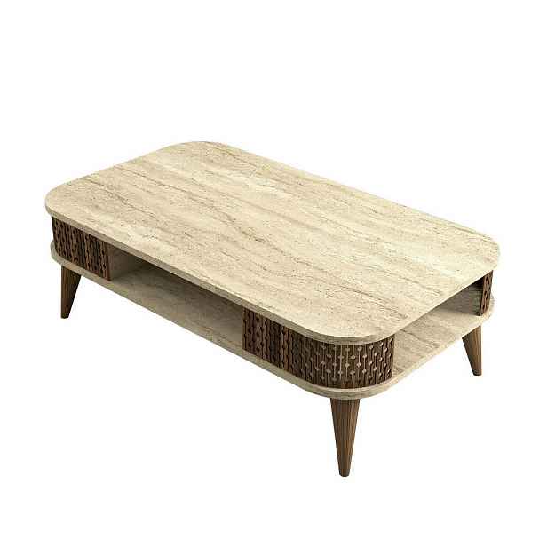 Konferenční stolek Eylul Travertine