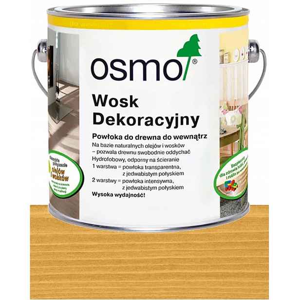 Osmo Vosk Transparentní Bezbarvý Dub 3164 2,5L