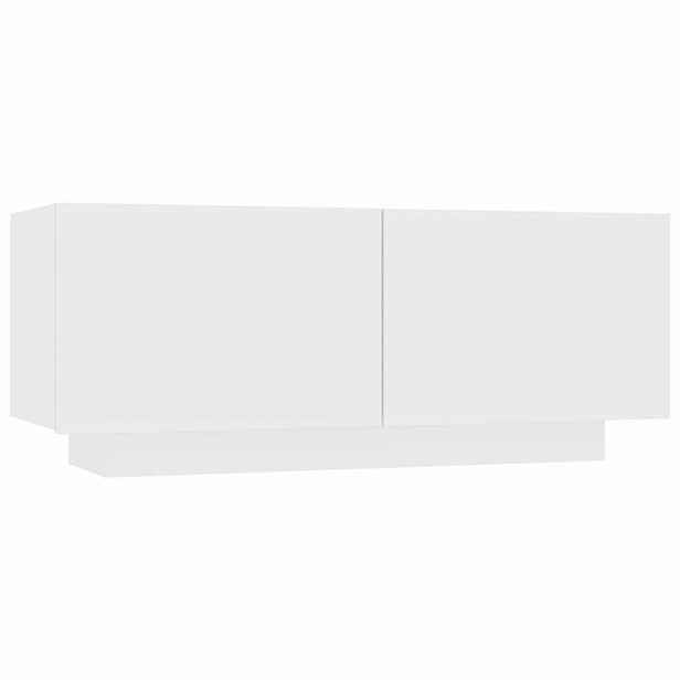 vidaXL Noční stolek bílý 100 x 35 x 40 cm kompozitní dřevo