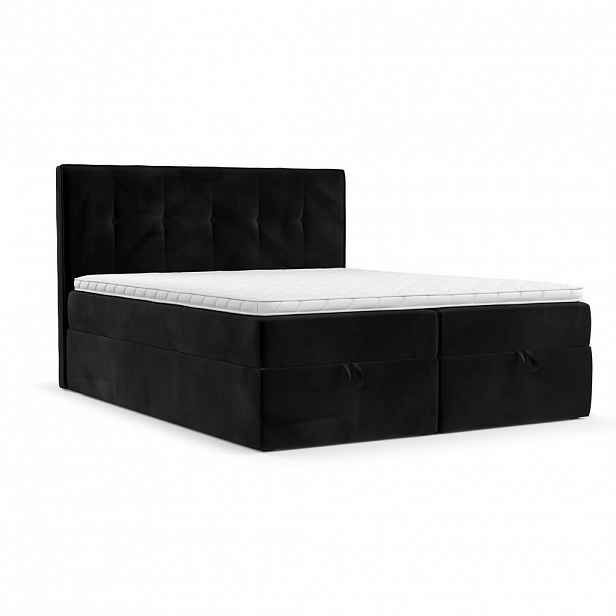AltaBeds POSTEL BOXSPRING TIVRA 140/200 Černá
