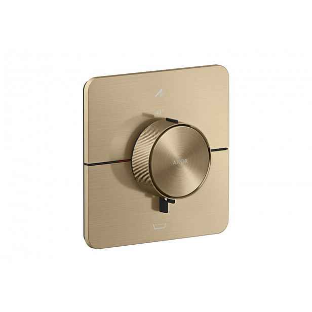 Axor ShowerSelect ID - Termostatická baterie pod omítku, pro 2 spotřebiče, kartáčovaný bronz 36755140