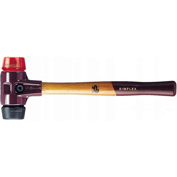 Gumové kladivo/plast Simplex 60 mm 1,5 kg Halder