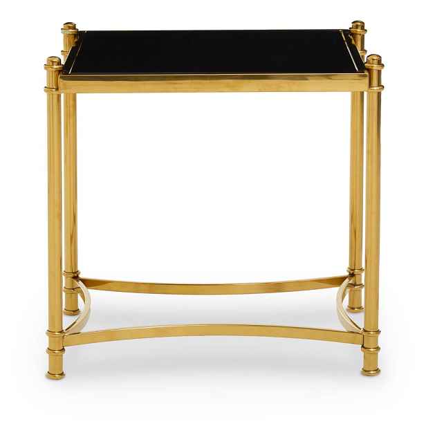 Odkládací stolek se skleněnou deskou 50x56 cm Ackley – Premier Housewares