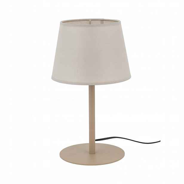 Stolní lampa Noční Béžová Metal Látka Maja Výška 36 cm Tk Lighting