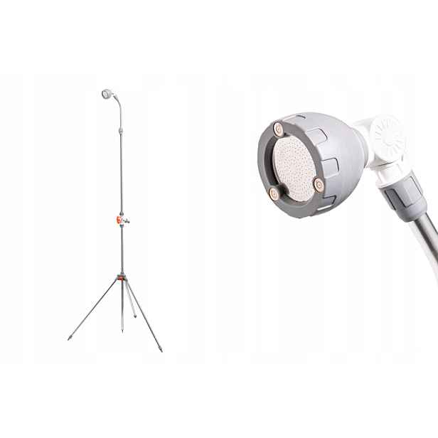 Zahradní sprcha s mlhou na trojnožce White Line 175-230 cm bazén Najder
