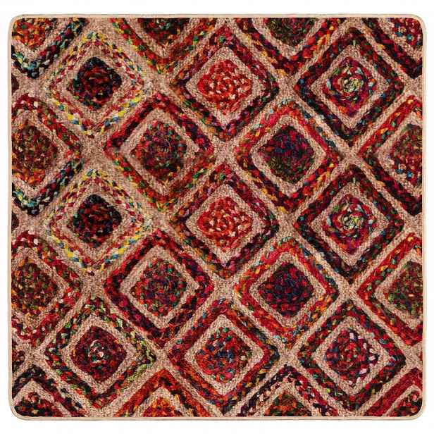 vidaXL Běhoun MARSA Vícebarevný 100 x 100 cm Polyester a PVC
