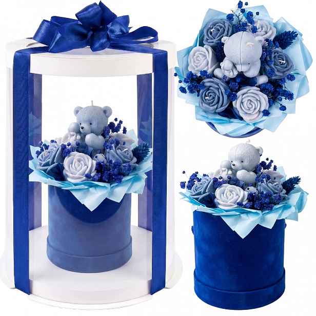 Vonné Svíčky Vonná Kytice Ze Svíček Flower Box Jako Dárek Lunari