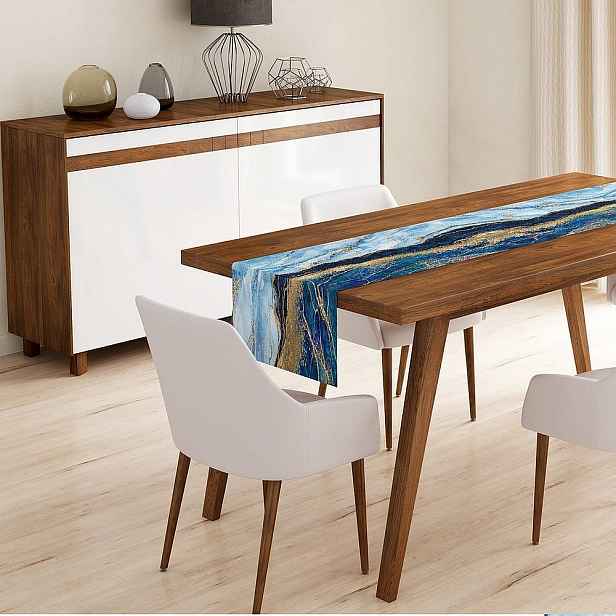 Běhoun na stůl z mikrovlákna Minimalist Cushion Covers Nasto, 45 x 145 cm