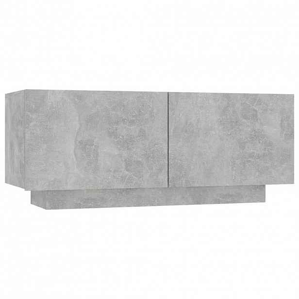 vidaXL Noční stolek betonově šedý 100 x 35 x 40 cm kompozitní dřevo