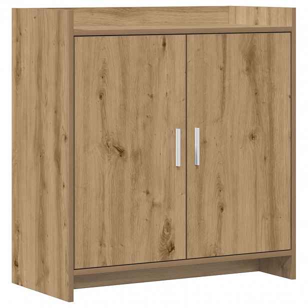 vidaXL Servírovací skříň Dub artisan 72 x 36 x 80 cm Kompozitní dřevo