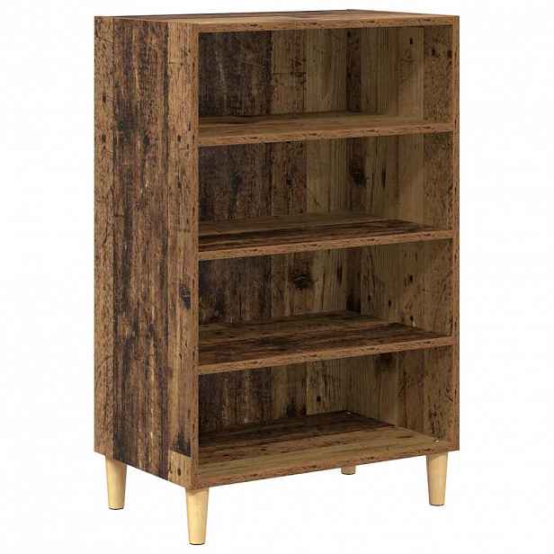vidaXL Servírovací skříň Staré dřevo 57 x 35 x 89.5 cm