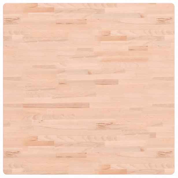 vidaXL Stolní deska 90 x 90 x 1,5 cm čtvercová masivní bukové dřevo