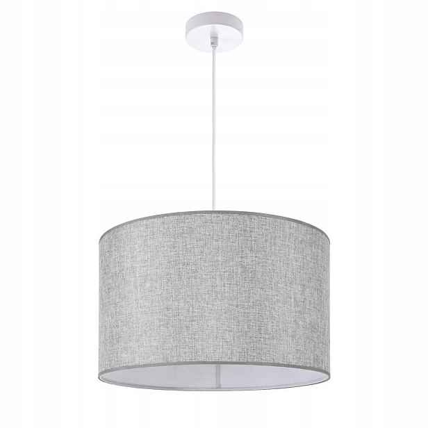 Závěsná lampa do jídelny ložnice Hugo Canvas Šedá