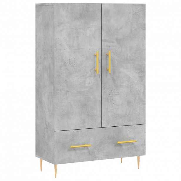 vidaXL Skříň highboard betonově šedá 69,5x31x115 cm kompozitní dřevo