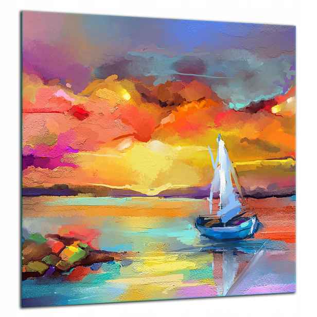 7v1 Skleněná Ochranná Deska Panel Lepidlo 60x65 Obraz