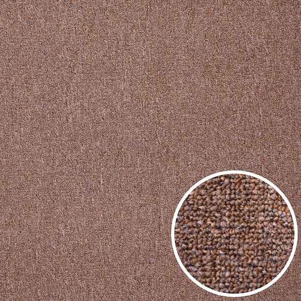 AKCE: 88x195 cm Metrážový koberec Rambo-Bet 60, šíře, hnědá, filc, kuchyně, Condor Carpets