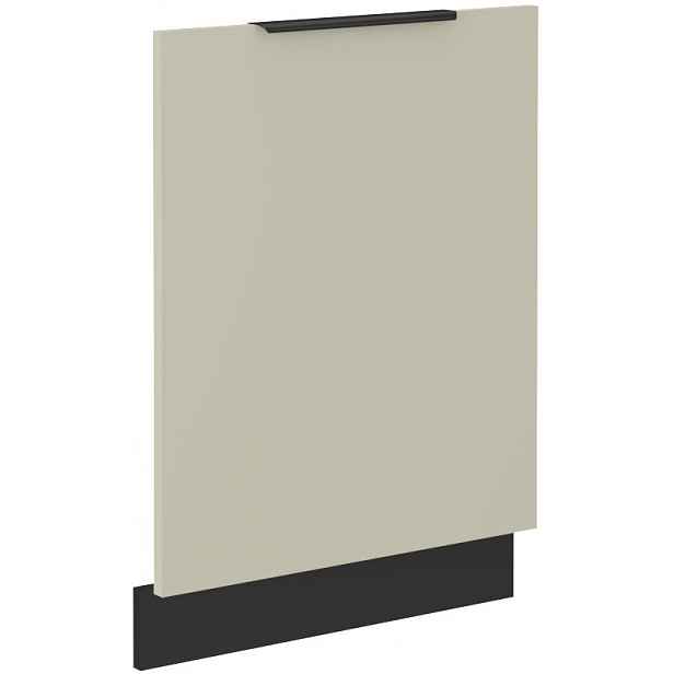 Přední panel na vestavnou kuchyňskou myčku Arona, 60 cm, kašmírová/černá