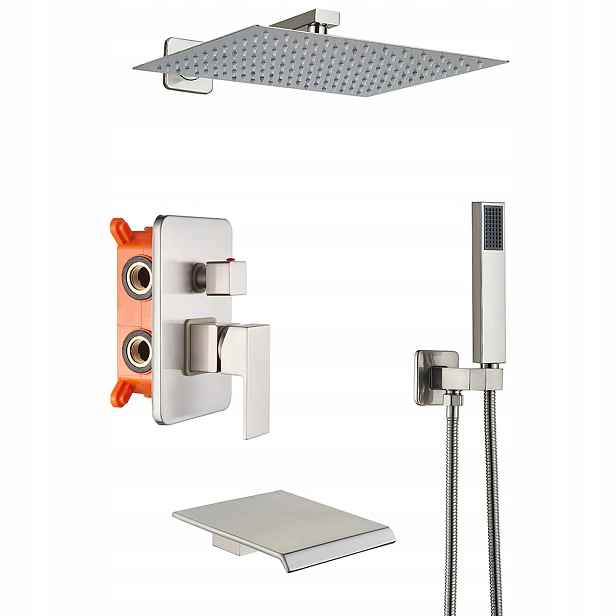 Sprchová baterie Inox Ocel 40 Box. Podomítková Sprchový Set