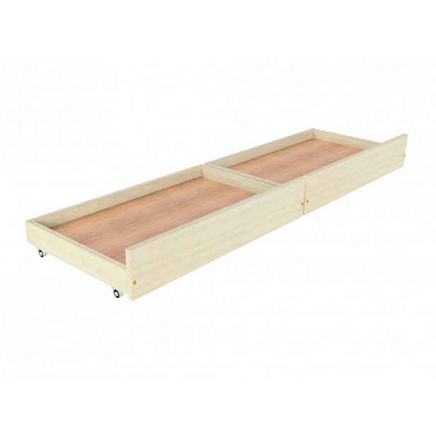 Benlemi Dvojitý úložný šuplík STORAGE pod postel na kolečkách Zvolte barvu: Pastelově růžová, Zvolte rozměr: 55x180 cm (pod postel o délce 190 cm), Z…