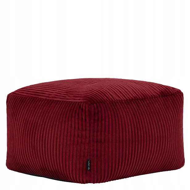 Taburet Icon Amara Burgund je výplň součástí sady do obývacího pokoje a ložnice