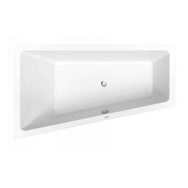 Duravit Duravit No.1 - Vana asymetrická, 170x100 cm, levá, bílá 700508000000000