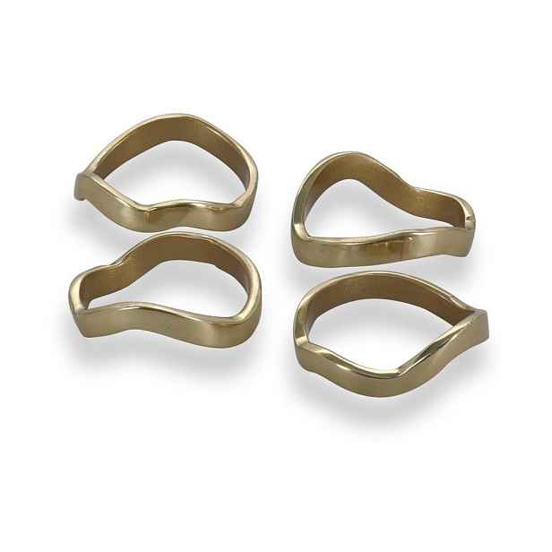 Kovové kroužky na ubrousky v sadě 4 ks Charm – S|P Collection