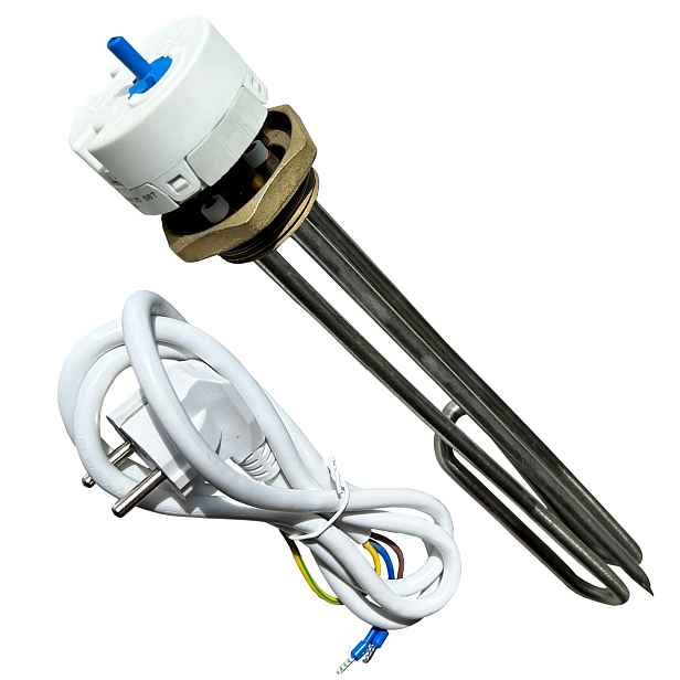 Nerezový ohřívač s termostatem Cotherm 2000 W 2 kW 5/4'' 1 1/4''