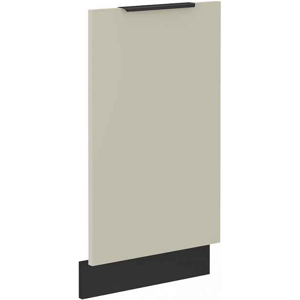 Přední panel na vestavnou kuchyňskou myčku Arona, 45 cm, kašmírová/černá