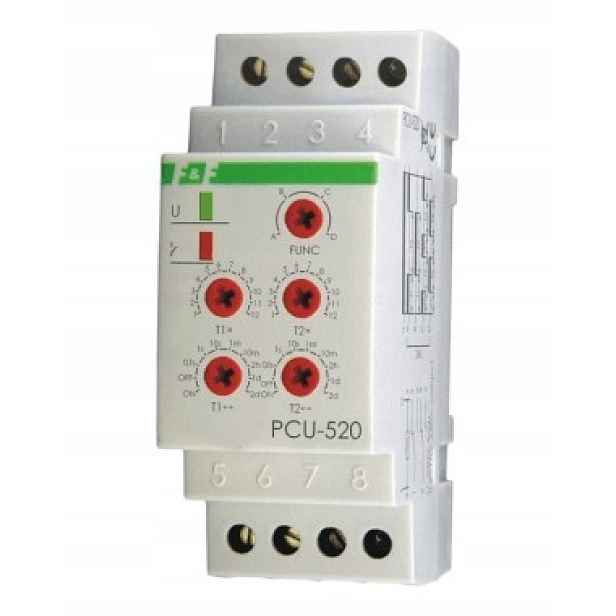 Univerzální časový relé PCU-520 Uni 12-264V