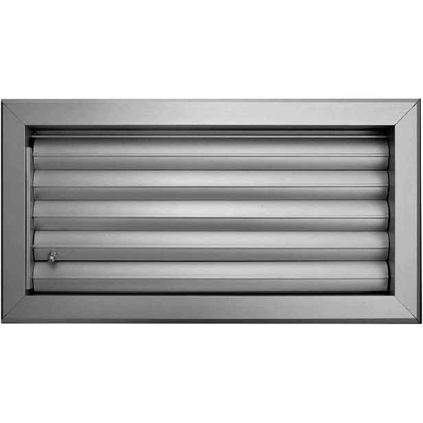 Ventilační mřížka 30x15 hliníková, nastavitelná žaluzie, rám sítě