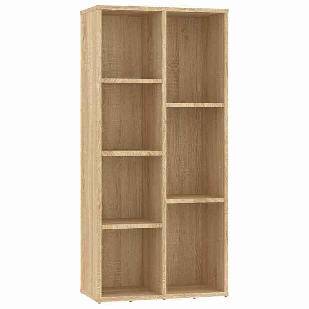 vidaXL Knihovna dub sonoma 50 x 25 x 106 cm kompozitní dřevo