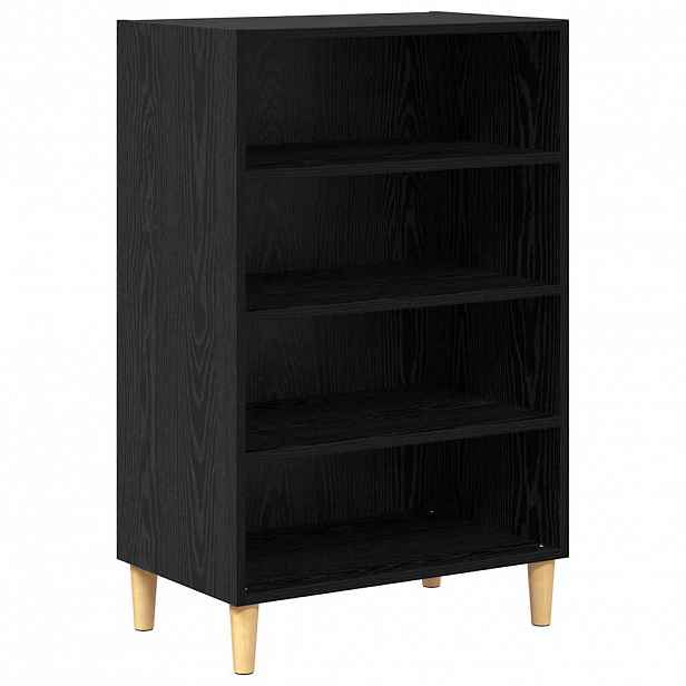 vidaXL Servírovací skříň Černý dub 57 x 35 x 89.5 cm Kompozitní dřevo
