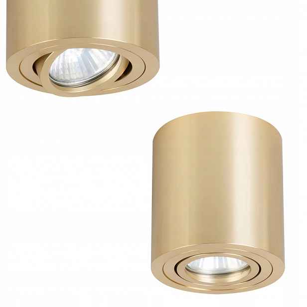 Zlatá spotová nástěnná tuba s pohyblivým očkem Tulon GU10 Light Prestige