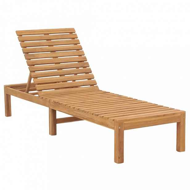Zahradní lehátko masivní teak