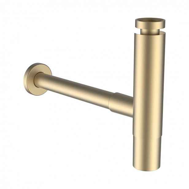 Laufen - Designový sifon, kartáčované zlato H3749800830001