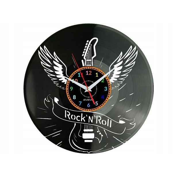 Rock & Roll Dárek pro milovníka originální Nástěnná Dekorace z desky