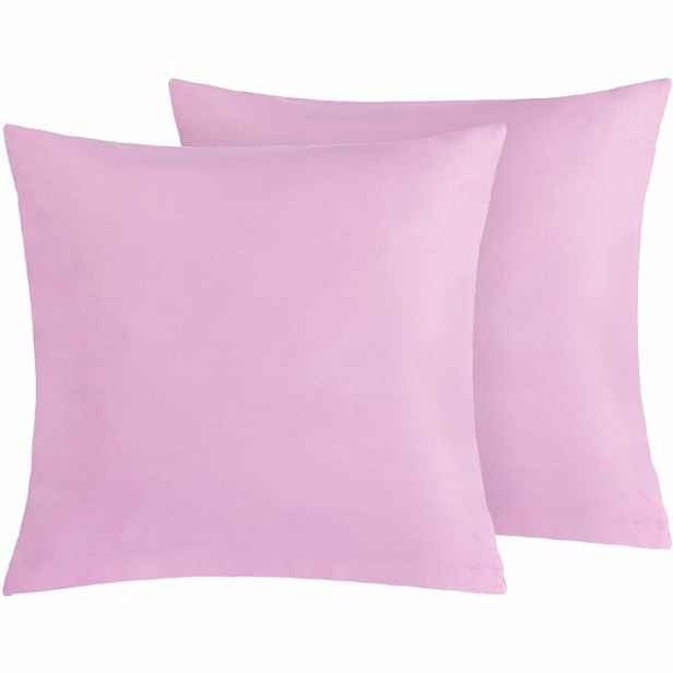 Bellatex Bavlněné povlaky na polštář růžová, 45 × 45 cm, 2 ks, 45 x 45 cm