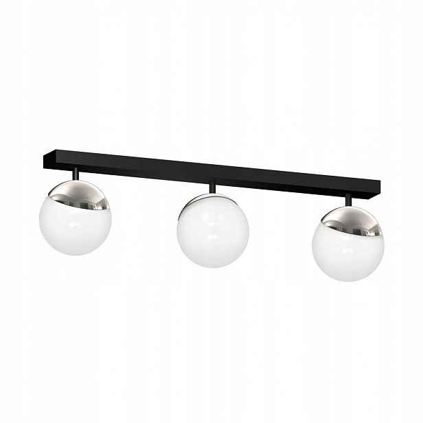 Stropní svítidlo lišta 65 cm černobílá 3xE214 Sfera MLP8873 Eko-light