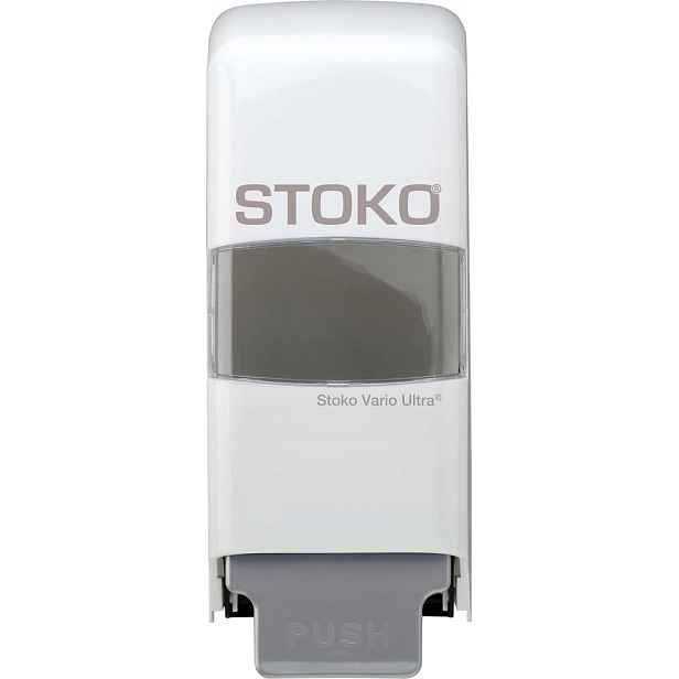 Dávkovač nástěnný Stoko Vario Ultra z bílého plastu 1 a 2 l (V) a (a)