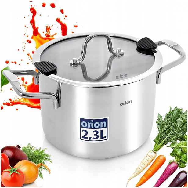 Hrnec Orion Venice s poklicí nerezový 16 cm 2,3L Premium