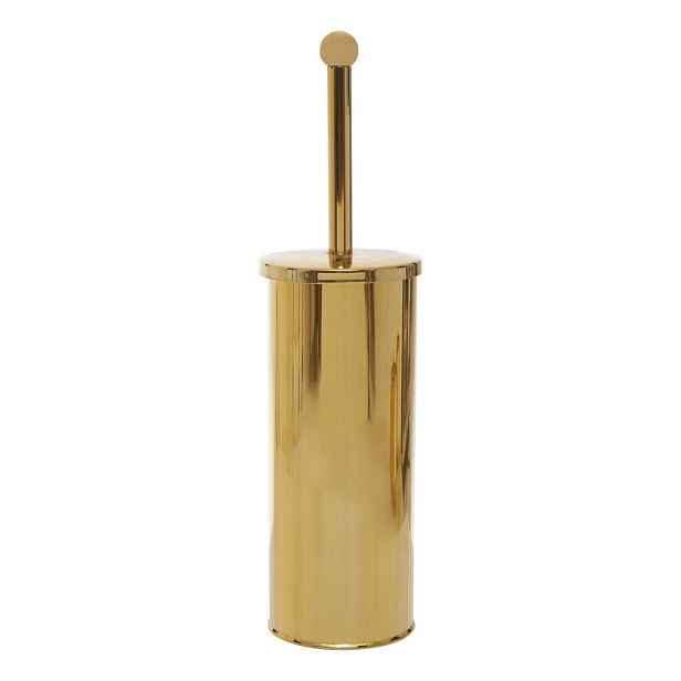 WC štětka z nerezové oceli ve zlaté barvě Allegra – Premier Housewares