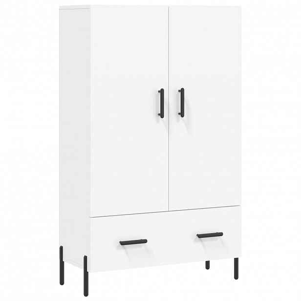 vidaXL Skříň highboard bílá 69,5 x 31 x 115 cm kompozitní dřevo