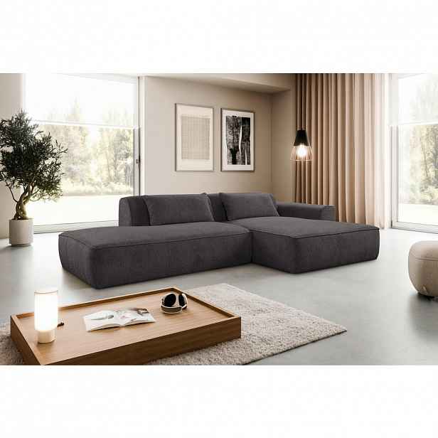 Livetastic ROHOVÁ SEDAČKA, plast, textil, kompozitní dřevo, barvy grafitu