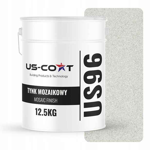 Mozaiková Omítka Mozaika 12,5 Kg Bílá M01 Dekorativní Pryskyřičná Fasáda Premium