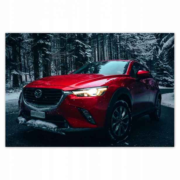 Plakáty 185x125 Červená Mazda Auto