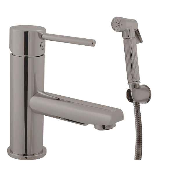 SEINA - Bidetová baterie  bez výpusti, Metal grey - lesklá, SE946.5/1MGL, RAV Slezák - připojení 1/2"