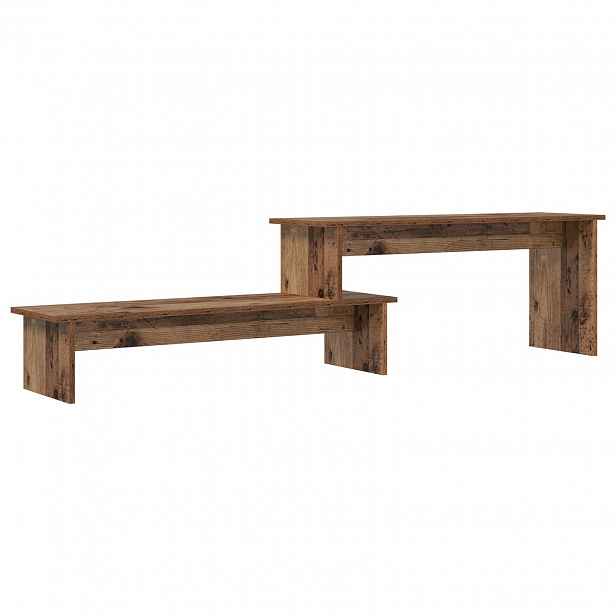 vidaXL Sestava TV skříněk 180,5 x 30 x 43 cm Staré dřevo