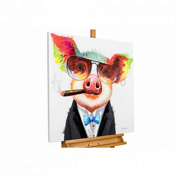 KUNSTLOFT OLEJOMALBA 80/80 cm, Moře a pláž