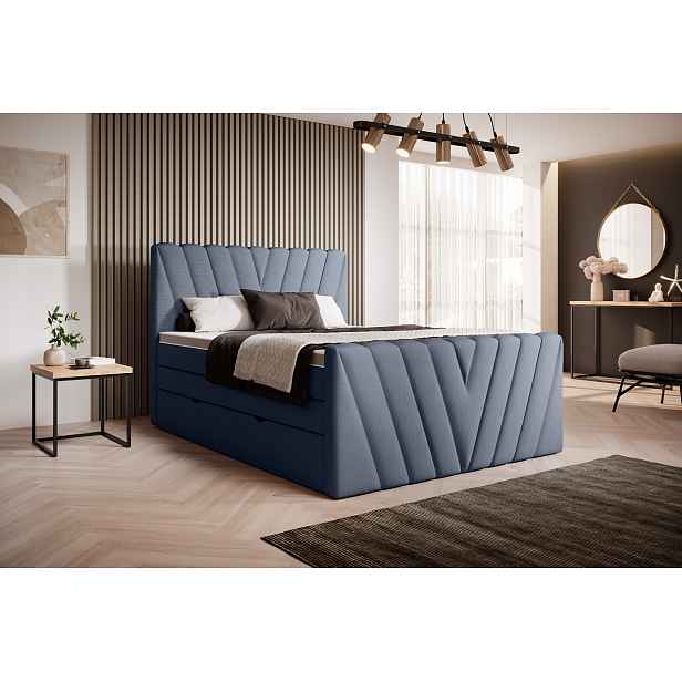 Boxspring Candice Rozměr: 160 x 200 cm, látka: Poco 40