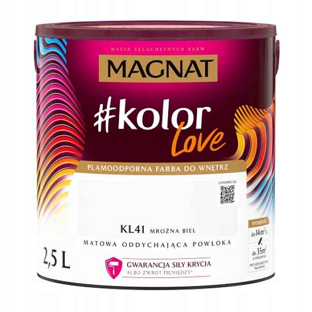 Magnat Barva Love KL41 mrazivě bílá 2,5L